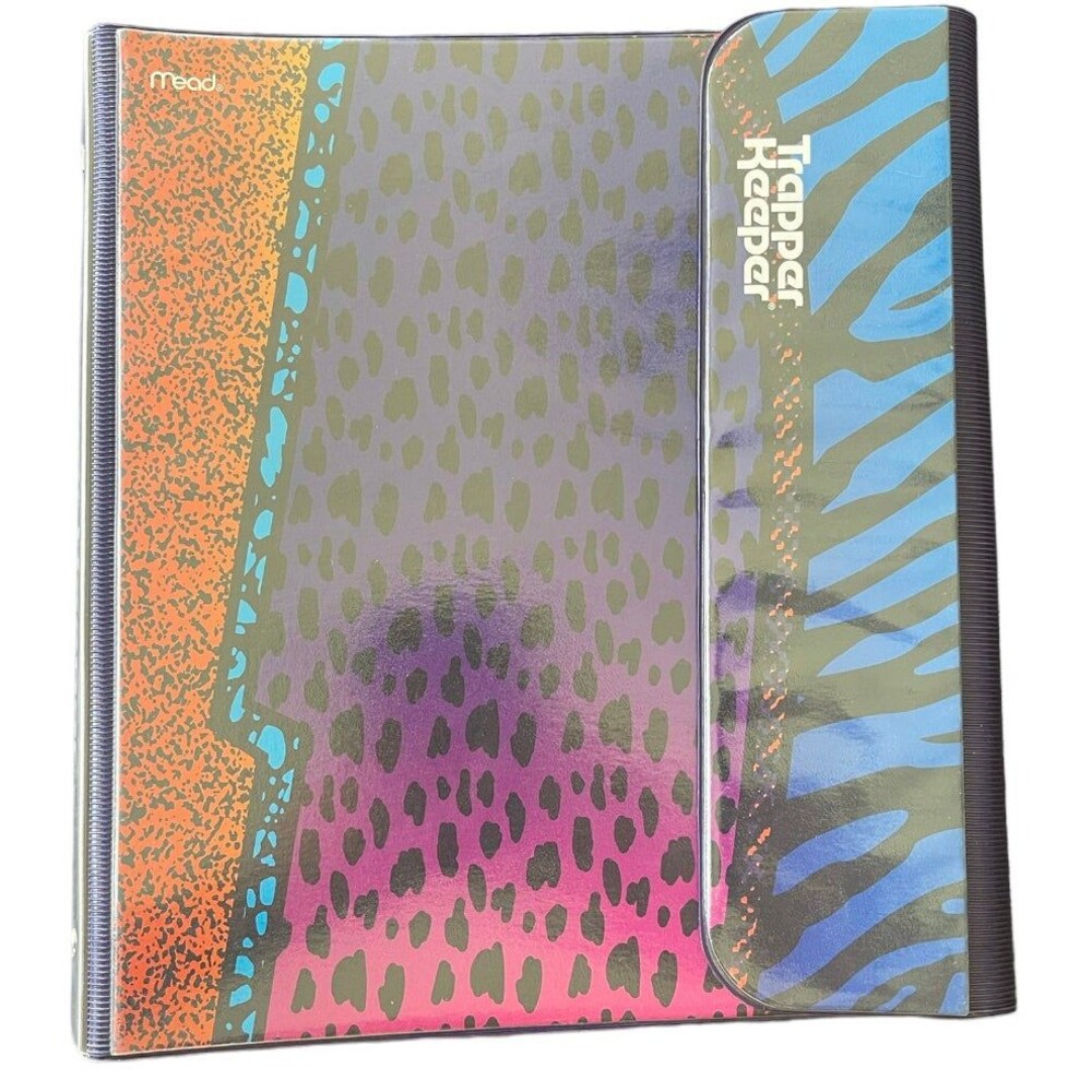 Retro style safari themed Trapper Keeper w/ 2 folders ALWAYS OPEN TO OFFERS!!!